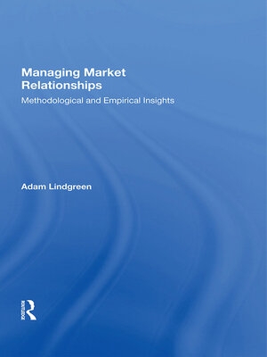 cover image of Managing Market Relationships